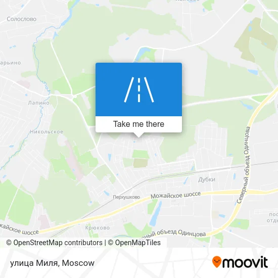 улица Миля map