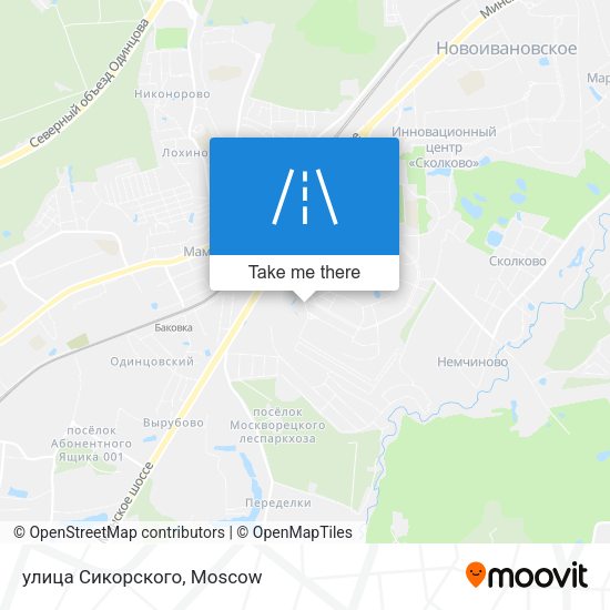 улица Сикорского map