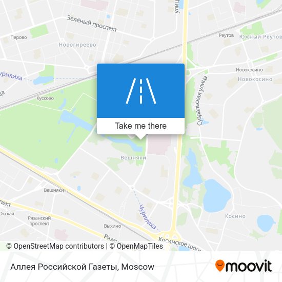 Аллея Российской Газеты map