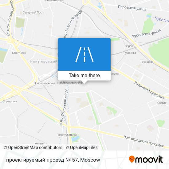 проектируемый проезд № 57 map
