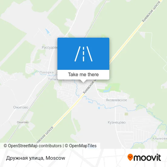Дружная улица map