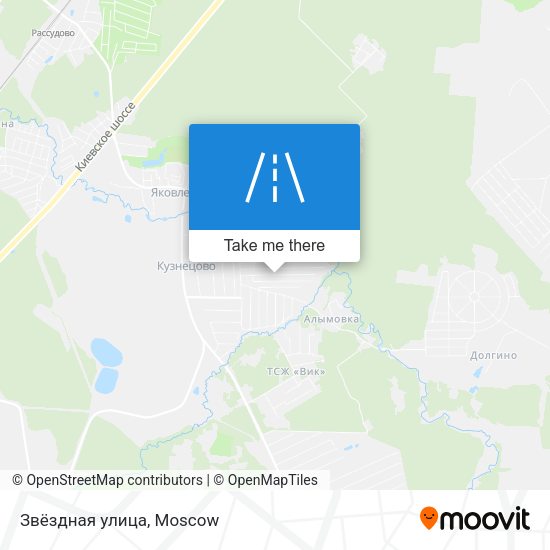 Звёздная улица map
