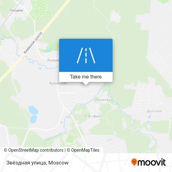 Звёздная улица map