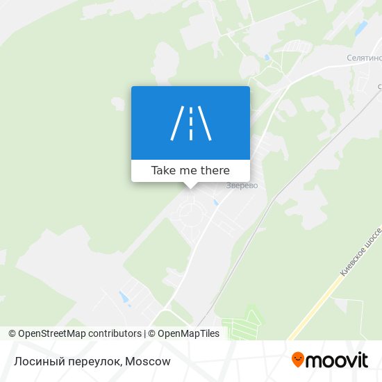 Лосиный переулок map