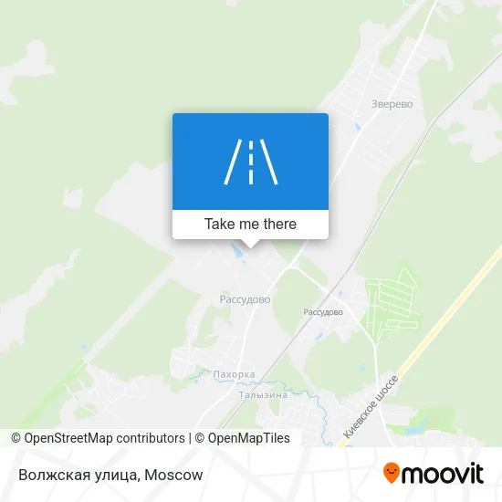 Волжская улица map
