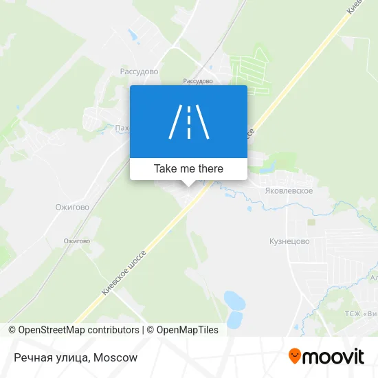Речная улица map
