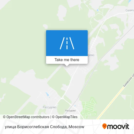 улица Борисоглебская Слобода map