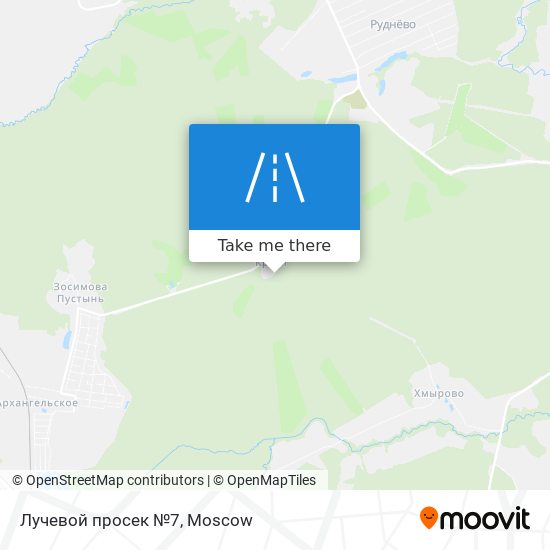 Лучевой просек №7 map