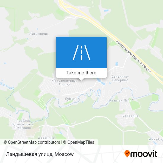 Ландышевая улица map