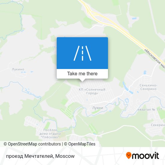 проезд Мечтателей map