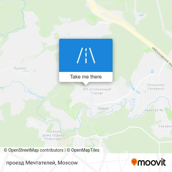 проезд Мечтателей map