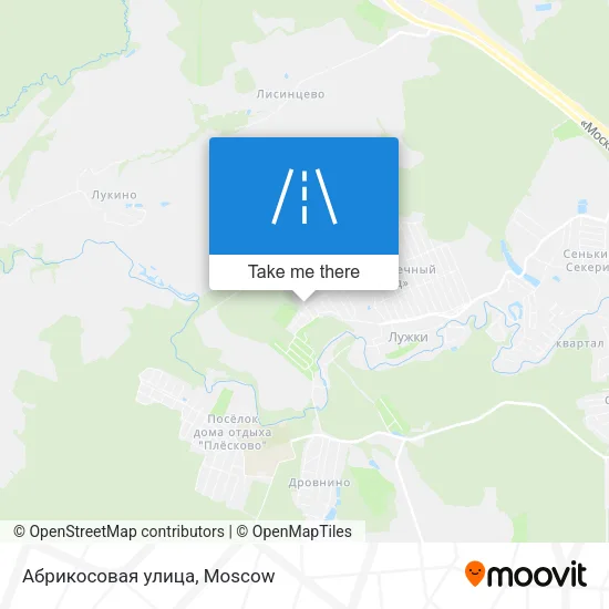Абрикосовая улица map