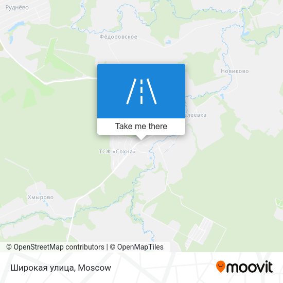 Широкая улица map