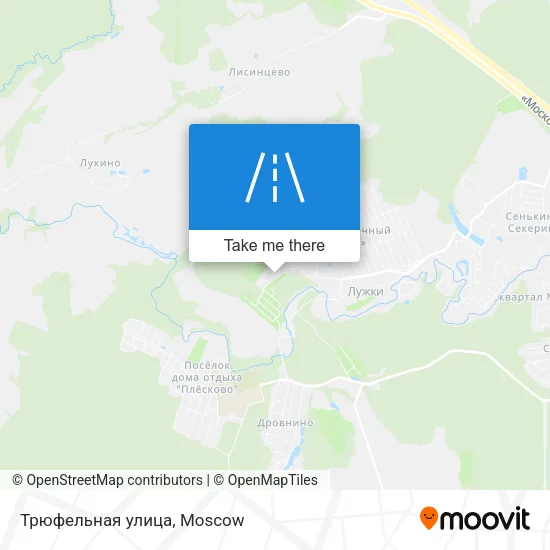 Трюфельная улица map