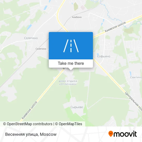Весенняя улица map