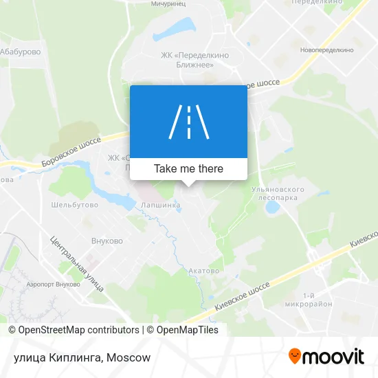 улица Киплинга map