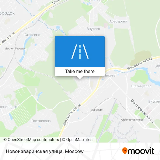 Новоизваринская улица map