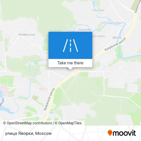 улица Яворки map