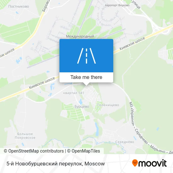 5-й Новобурцевский переулок map