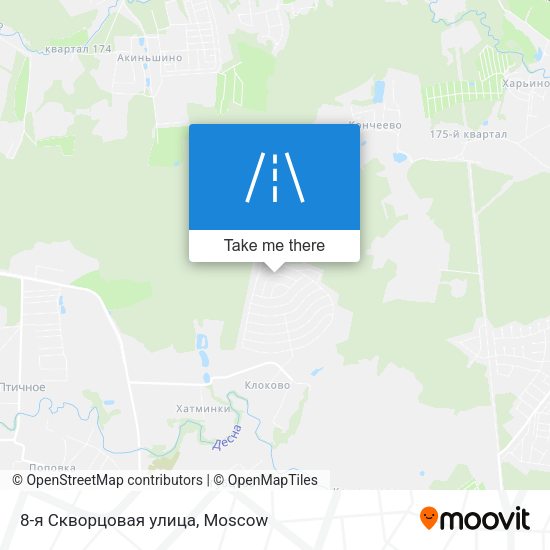 8-я Скворцовая улица map