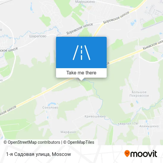 1-я Садовая улица map