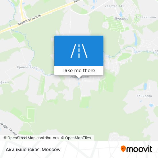 Акиньшенская map