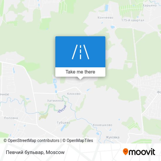 Певчий бульвар map