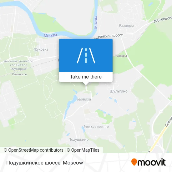 Подушкинское шоссе map
