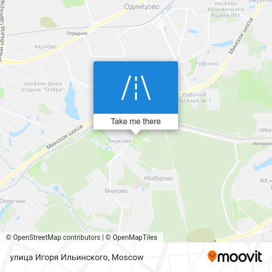 улица Игоря Ильинского map