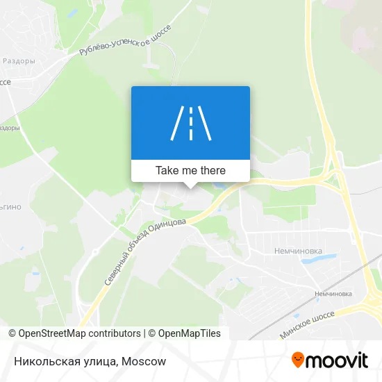 Никольская улица map