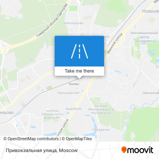 Привокзальная улица map