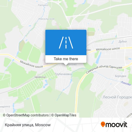 Крайняя улица map