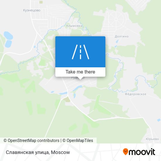Славянская улица map