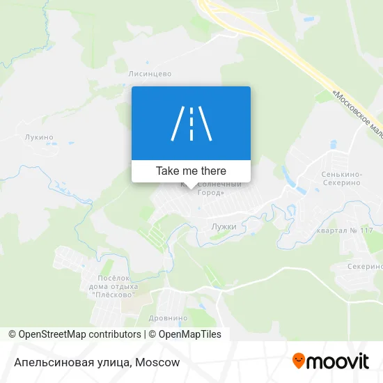 Апельсиновая улица map
