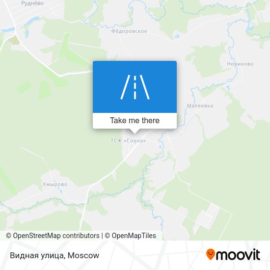 Видная улица map