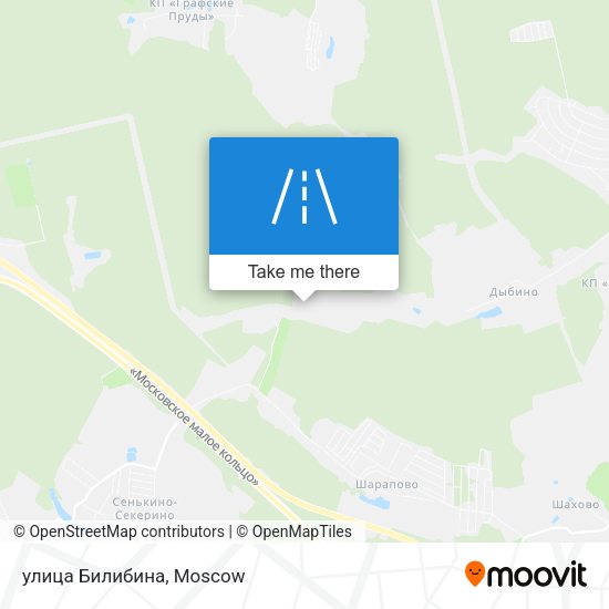 улица Билибина map