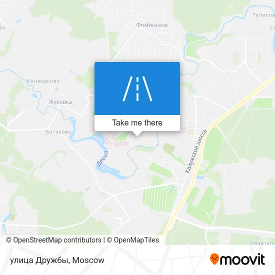 улица Дружбы map