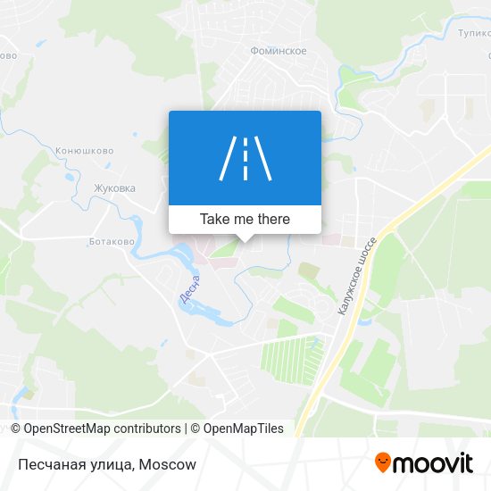 Песчаная улица map