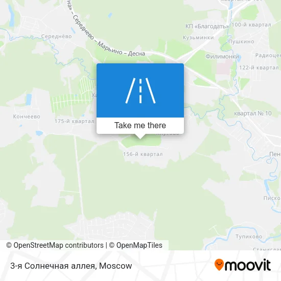 3-я Солнечная аллея map