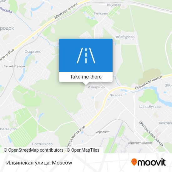 Ильинская улица map