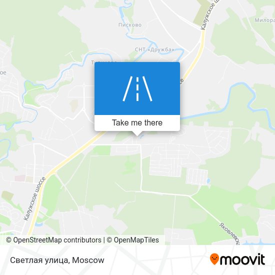 Светлая улица map
