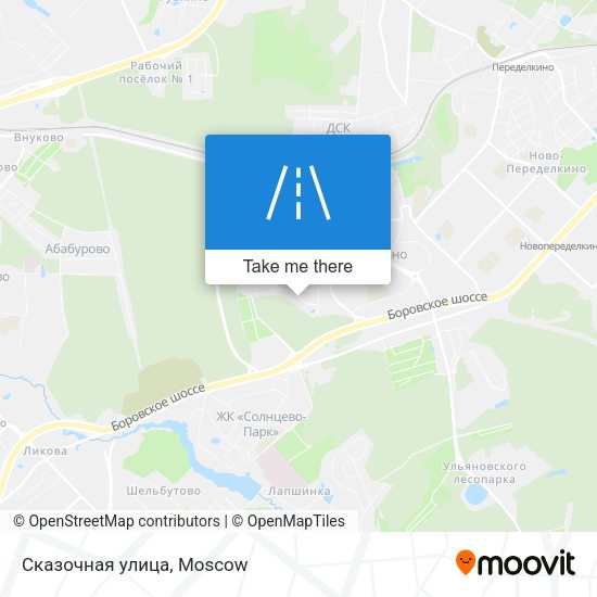 Сказочная улица map