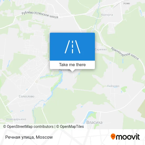 Речная улица map