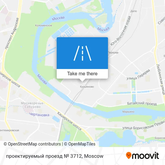 проектируемый проезд № 3712 map