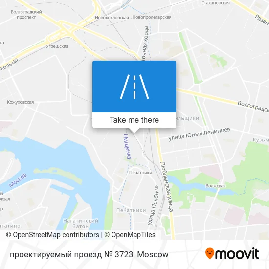 проектируемый проезд № 3723 map