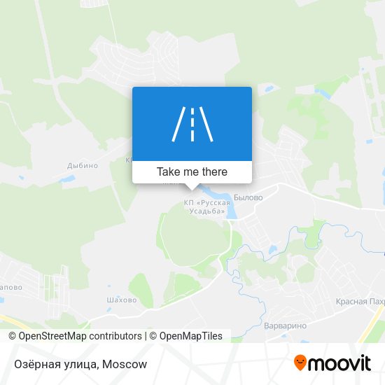 Озёрная улица map