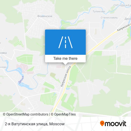 2-я Ватутинская улица map