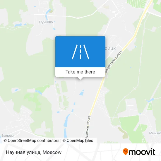 Научная улица map