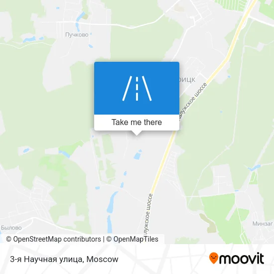 3-я Научная улица map