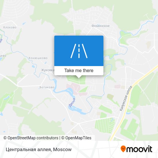 Центральная аллея map